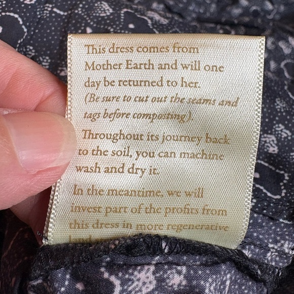 Christy Dawn- The Sydney Blouse in Print Gingko Black. Size M - Picture 8 of 10